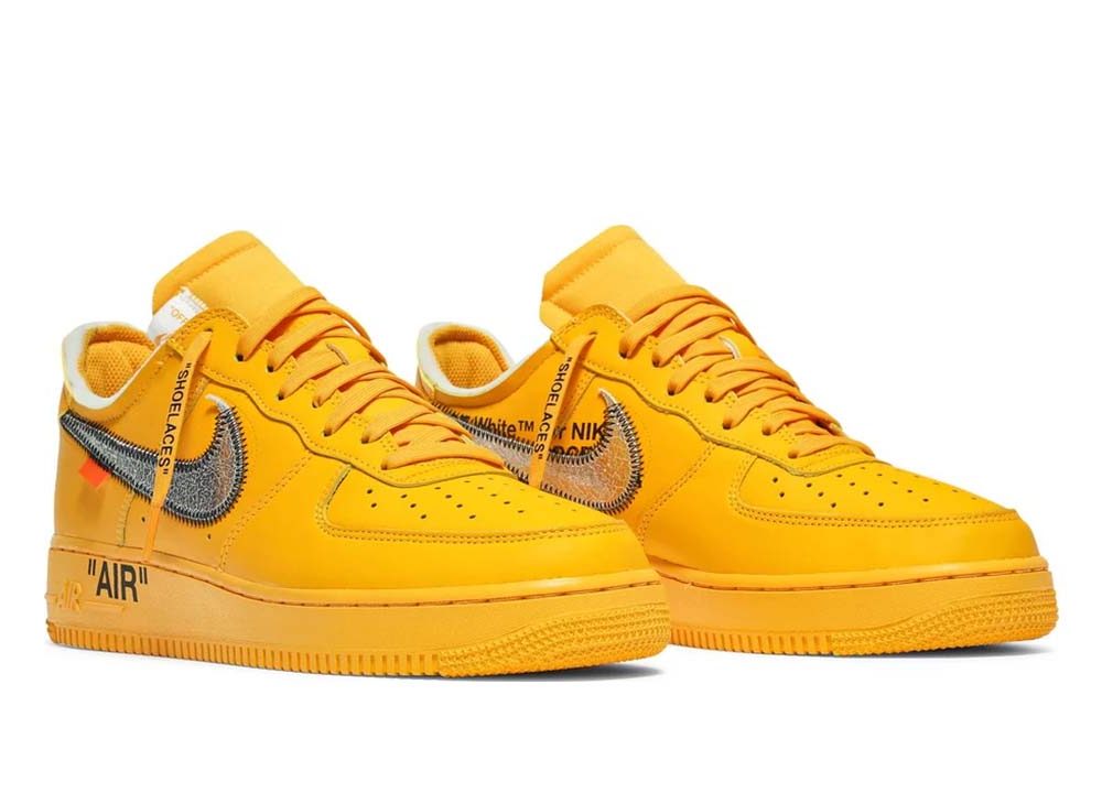 Nike Air Force 1 Low Off-White ICA University Gold