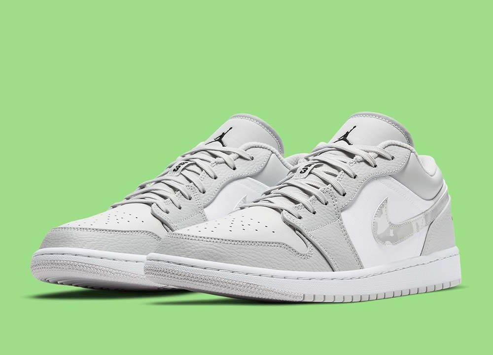Jordan 1 Low White Camo