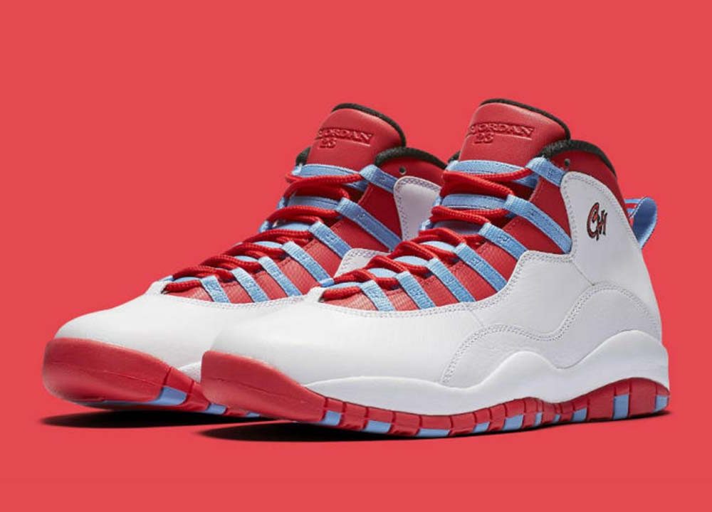 Jordan 10 Retro Chicago Flag