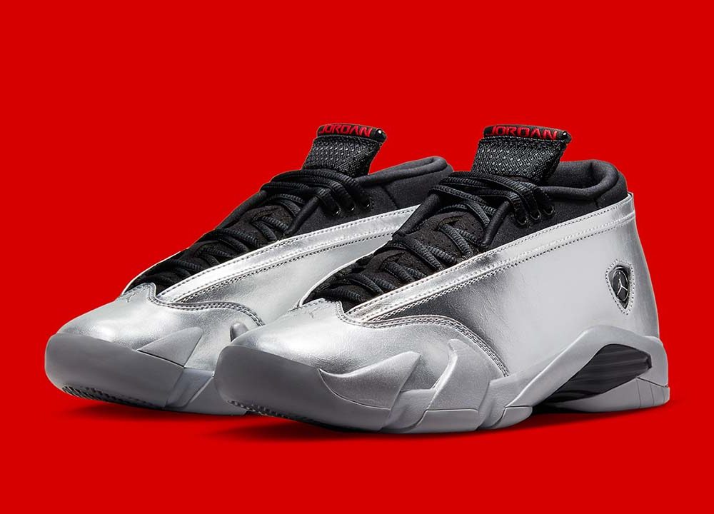 Jordan 14 Retro Metallic Silver-W