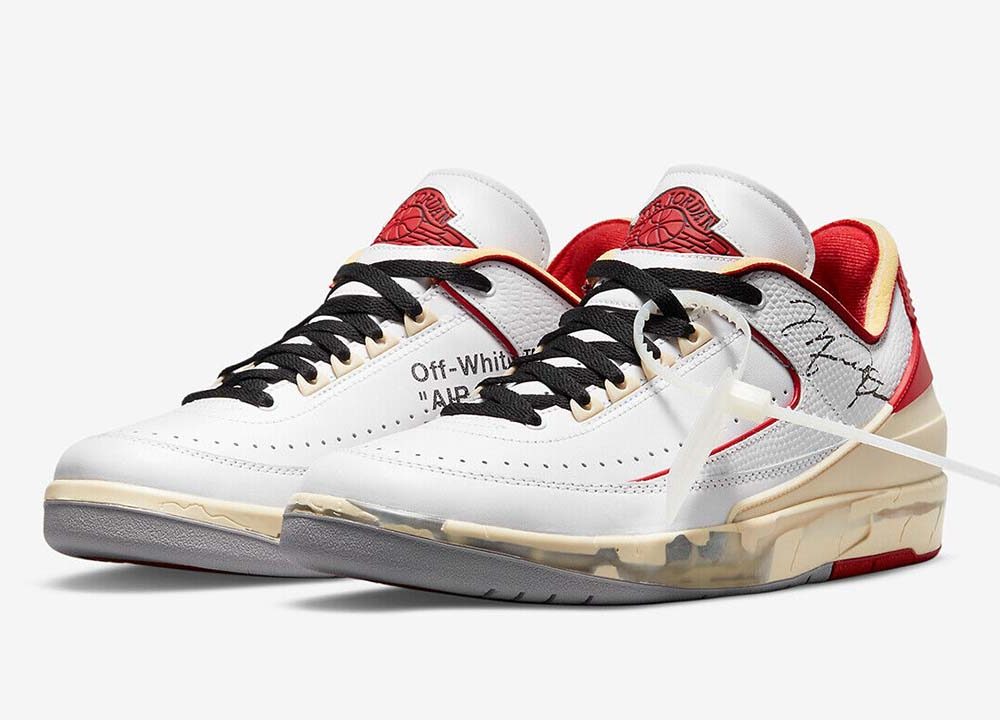 Jordan 2 Retro Low SP Off-White White Red