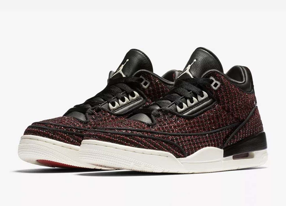 Jordan 3 Retro AWOK Vogue University Red-W
