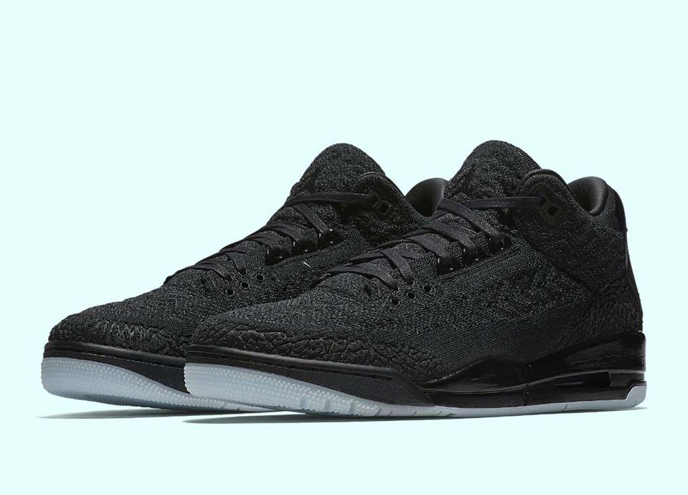 Jordan 3 Retro Flyknit Black