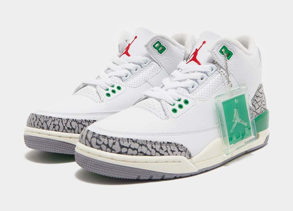 Jordan 3 Retro Lucky Green-W