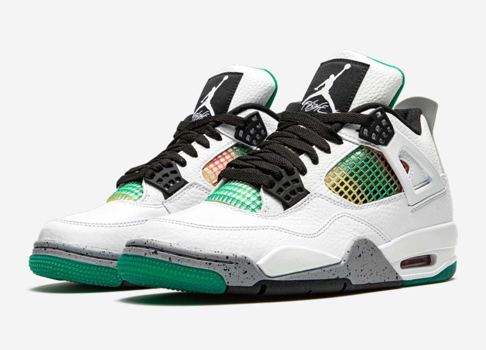 Jordan 4 Retro Lucid Green Rasta-W
