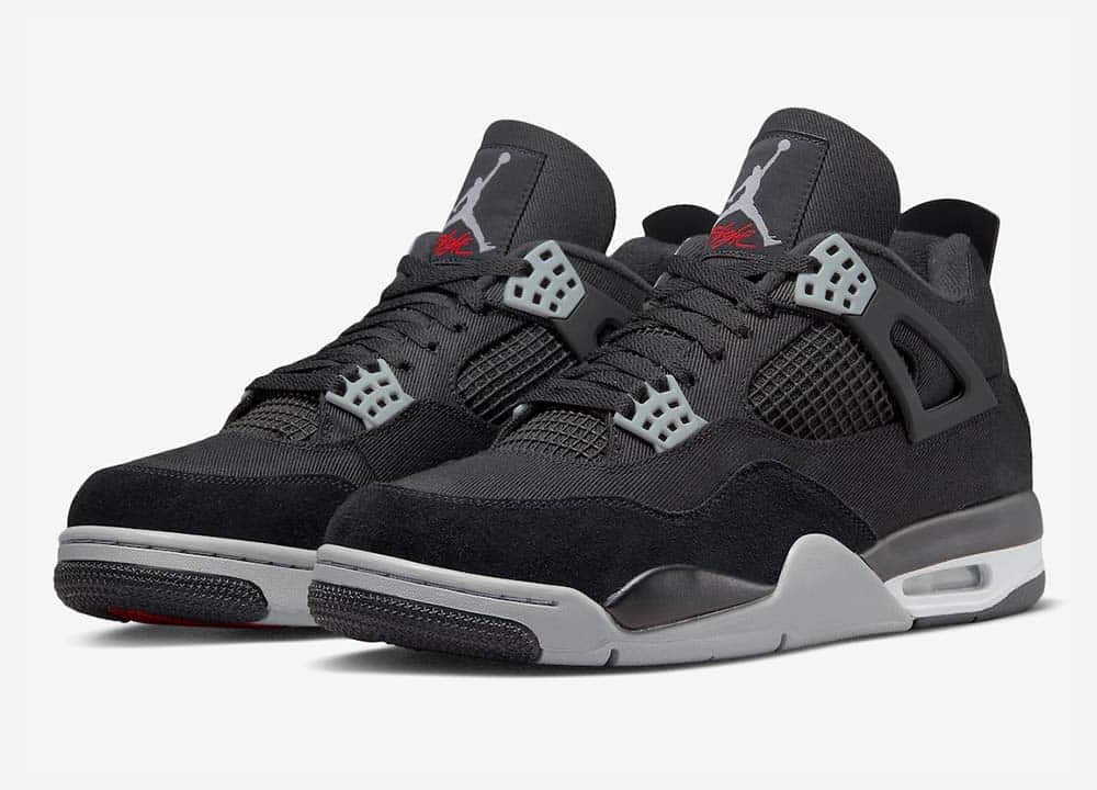 Jordan 4 Retro SE Black Canvas