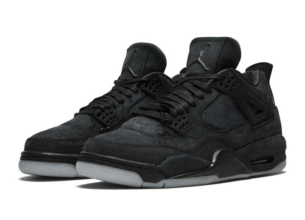 Jordan 4 X KAWS Black