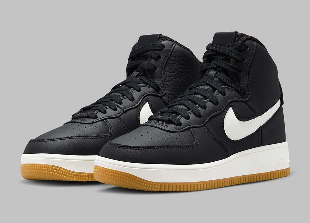 Nike Air Force 1 High Sculpt Black Sail Gum-W