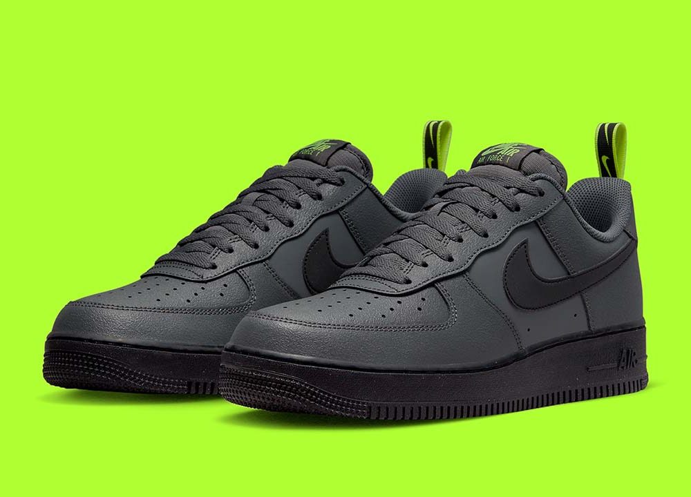 Nike Air Force 1 Low 07 Iron Grey Volt Black