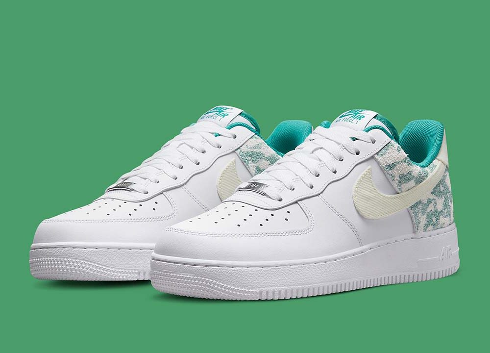 Nike Air Force 1 Low 07 LV8 Neptune Green Camo