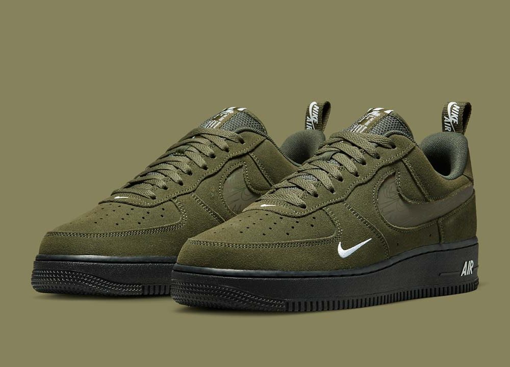 Nike Air Force 1 Low 07 LV8 SE Cargo Khaki White Black