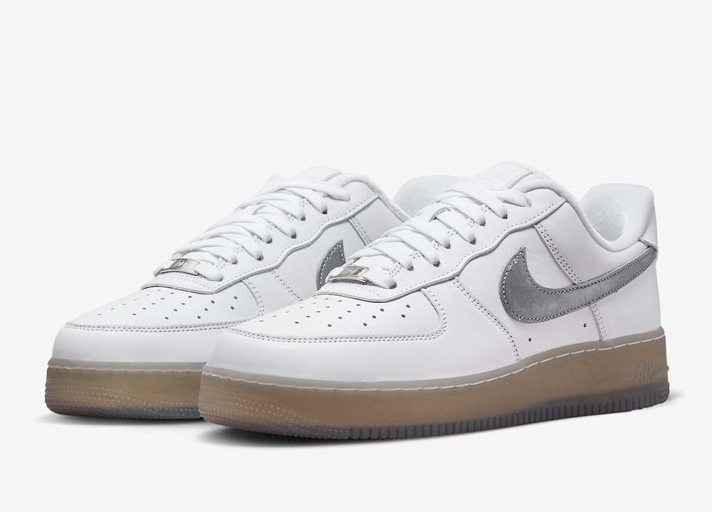 Nike Air Force 1 Low 07 PRM White Metallic Silver
