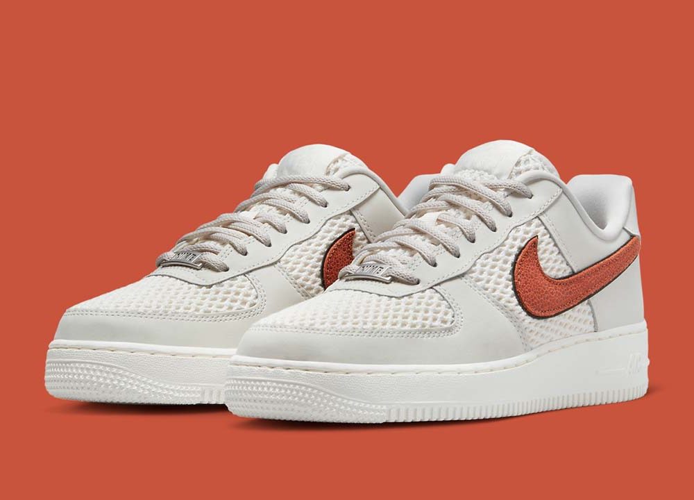 Nike Air Force 1 Low Basketball Leather Light Bone Sail-W
