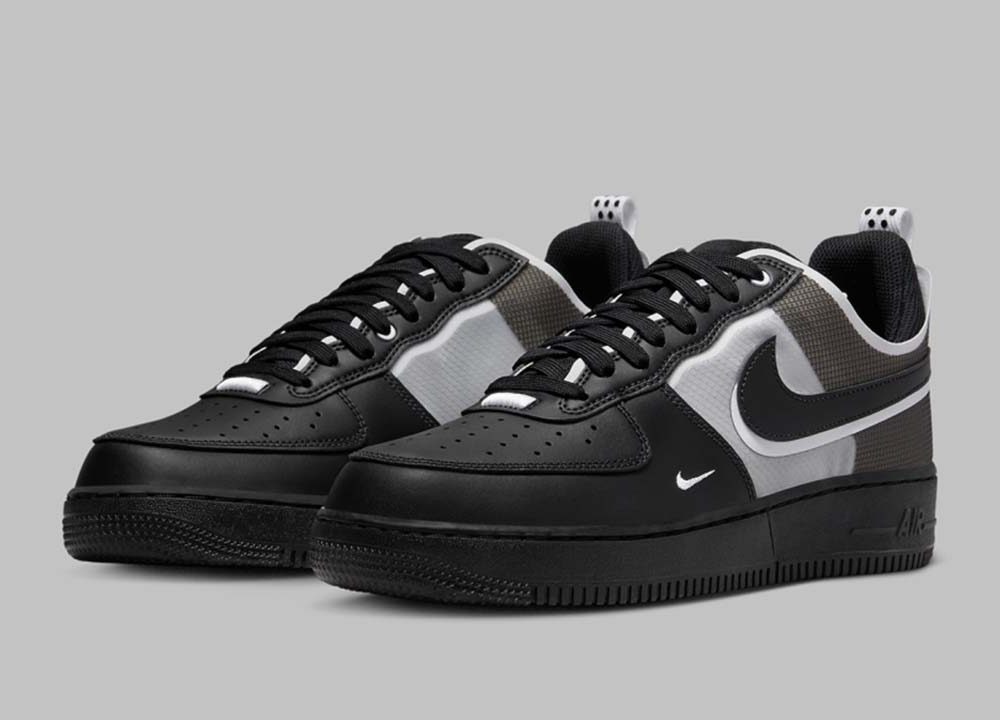 Nike Air Force 1 Low React Black White
