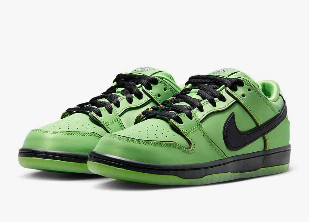 Nike SB Dunk Low Powerpuff Girls Buttercup